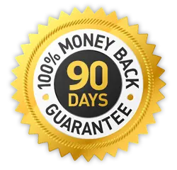 90 days money back Guarantee logo